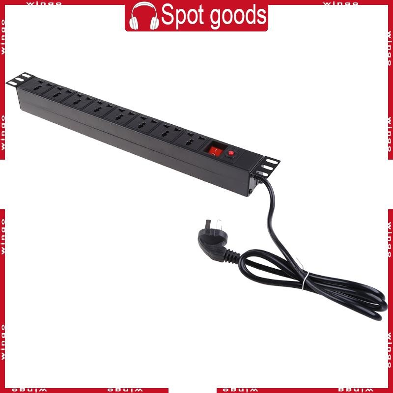 WIN 1U PDU Power Strip Surge Protector สําหรับบ้านโรงเรียนอุตสาหกรรมเชิงพาณิชย์