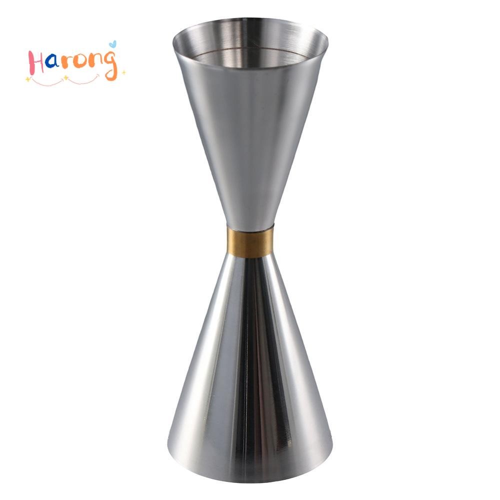 HARONG Double Cocktail Jigger, สแตนเลส OZ/ML Bar วัด Jigger, การวัดช็อตร้อนภายในเครื่องดื่มญี่ปุ่น J