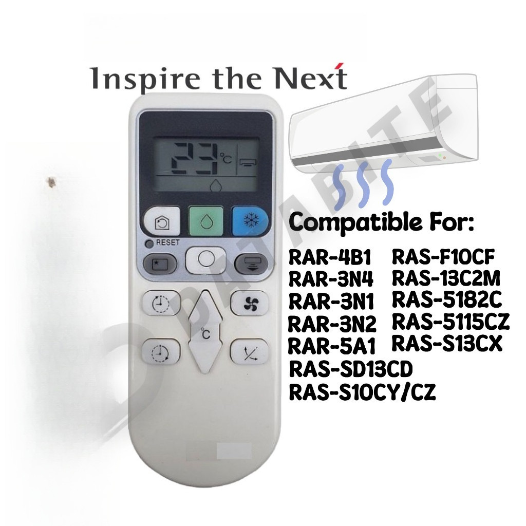 ใช้สําหรับ HITACHI Air Cond รีโมทคอนโทรลเครื่องปรับอากาศ AR-3NA RAS-S10CZ
