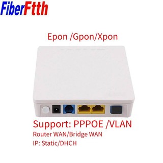 แบรนด์ใหม่ HW EPON XPON ONU HG8120C 8020C 8321R ONT Termianl พร้อมพอร์ตเสียง 1 พอร์ต และพอร์ตเครือข่ายข้อมูล 2 พอร์ต พร้อม PPPoE ภาษาอังกฤษ