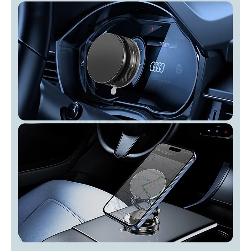 [🇹🇭พร้อมส่ง🎁]ที่วางโทรศัพท์มือถือในรถยนต์ I หมุนได้ 360°I แม่เหล็ก I พับได้  ที่วางโทรศัพท์มือถือในรถยนต์ใ Car Holder - รูปที่ 6