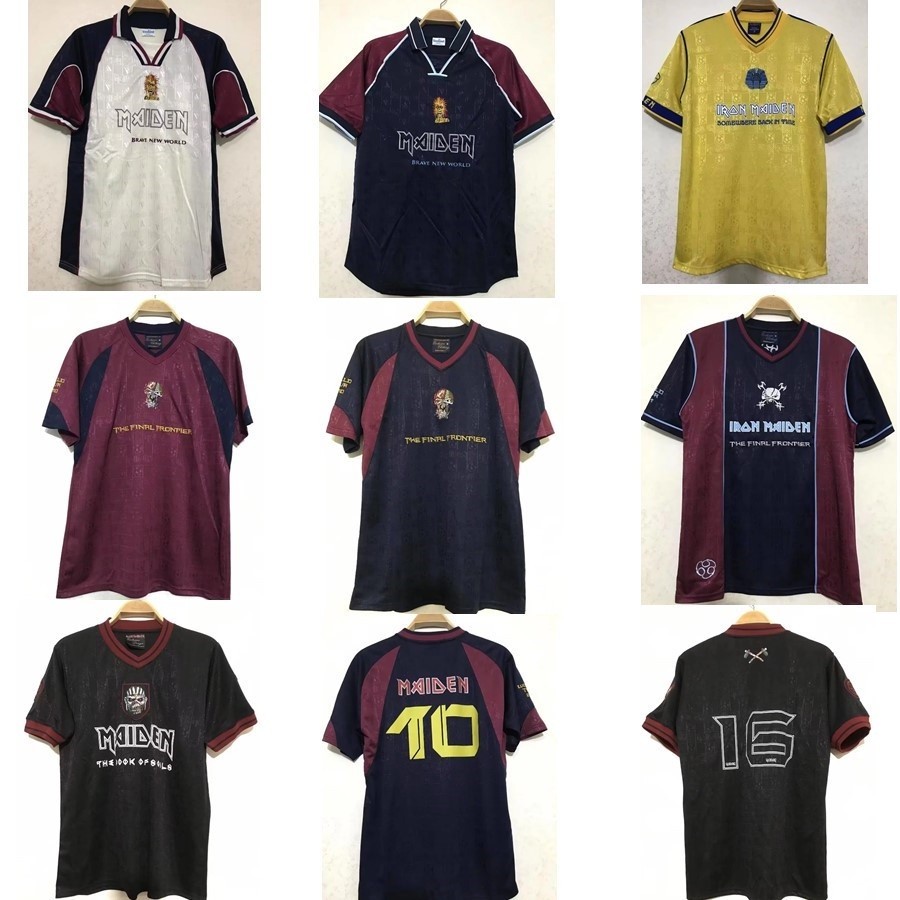 เสื้อฟุตบอลทีม West Ham United retro home away คุณภาพสูง