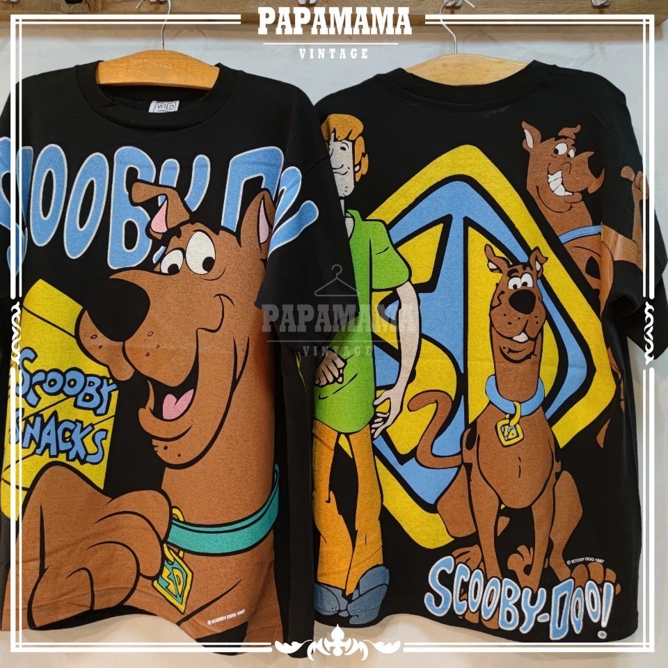 [ SCOOBY-DOO! ] เสื้อการ์ตูน @1997 สกูบี้ดู papamama vintageS-5XL