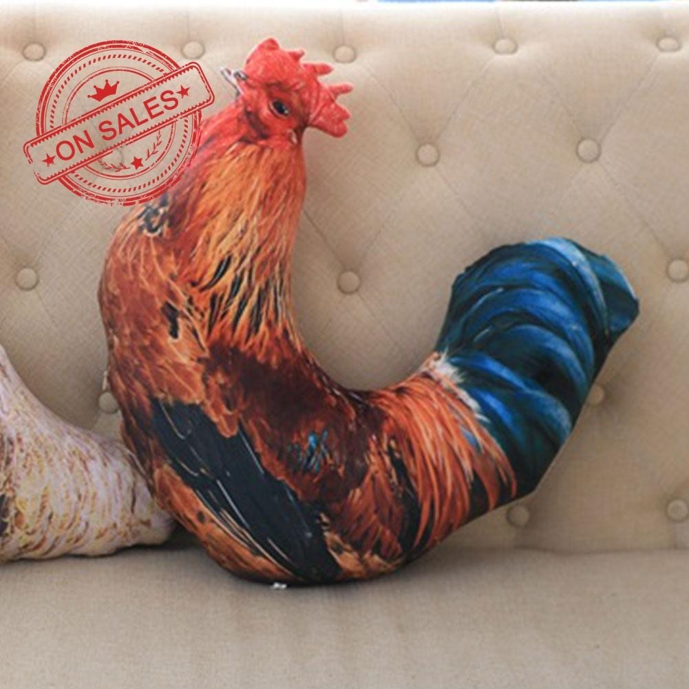 28 ซม.จําลอง Rooster ของเล่นตุ๊กตาไก่ Home Room Decor ตุ๊กตาสําหรับเด็ก M0q4
