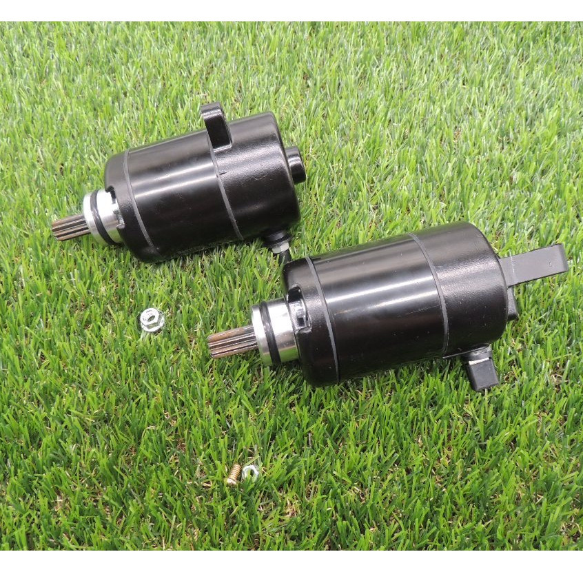 ไดร์สตาร์ท (มอเตอร์สตาร์ทแต่ง)X-MAX300 500/600cc/WAVE125 600cc/MIO FINO NOUVO 500CC FORZA350 มอเตอร์สตาร์ท ไดสตาร์ท สีดำ