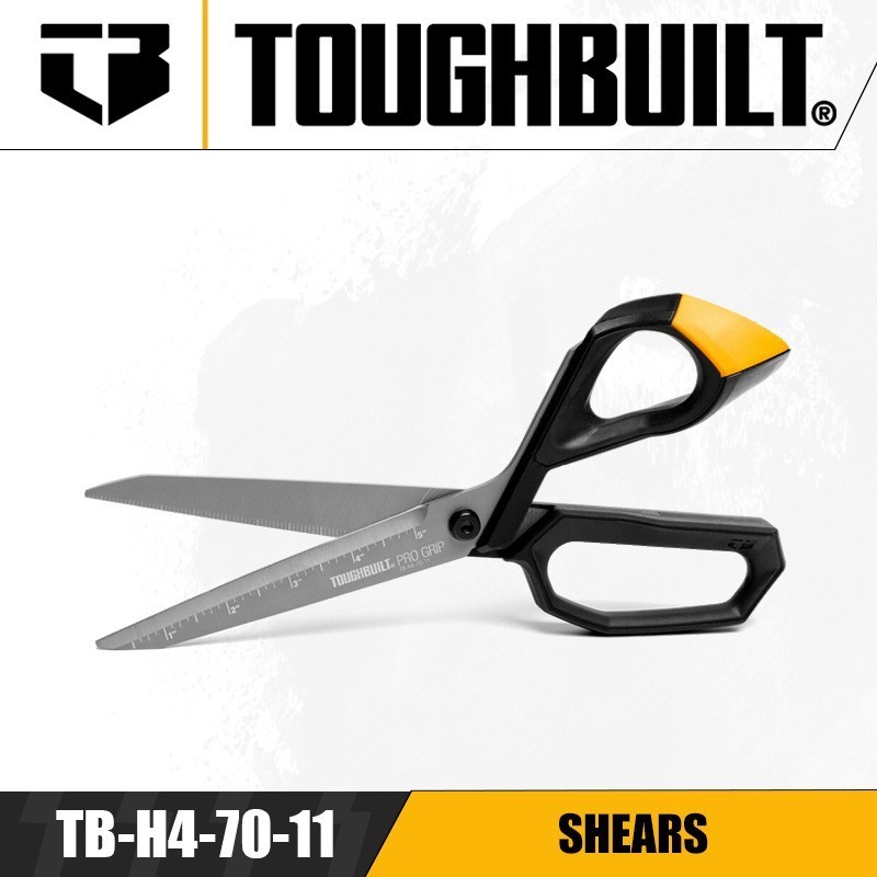 Toughbuilt TB-H4-70-11 กรรไกรก่อสร้างอุตสาหกรรม Strength กรรไกร 11 "บางกรรไกรเหล็กเครื่องมือมือ