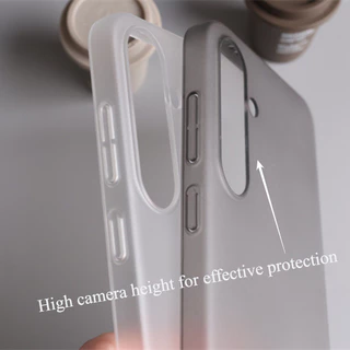 Frosted Ultrathin PC Hard Shell Anti ลายนิ้วมือกันกระแทกเคสโทรศัพท์สําหรับ Samsung Galaxy A57 A17 A26 A36 A55 A56 S22 S23 S24 S25 S26 Plus Ultra FE Matte Case