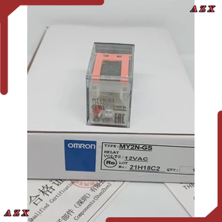 ใน กทม รีเลย์ ของแท้ใหม่ MY2N-GS MY4N-GS 12VDC 24VDC 220vac MY2Gs 12VAc 24vac MY4GS 12vac 24vac relay