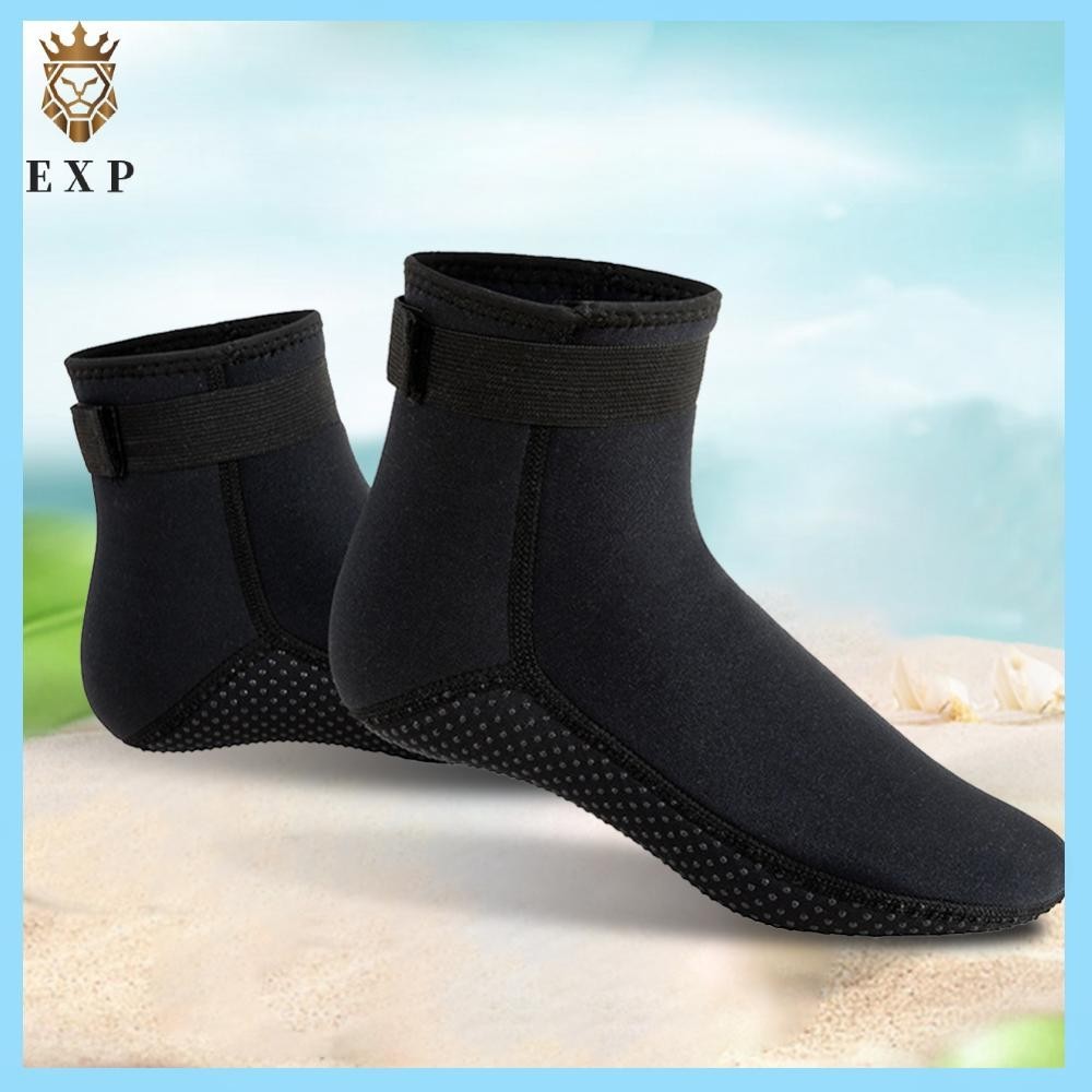 [explosion1.th] 3 มม. Neoprene ถุงเท้า Anti-Slip Wetsuit รองเท้าความร้อนรองเท้าดําน้ําสําหรับผู้ชายผู้หญิง