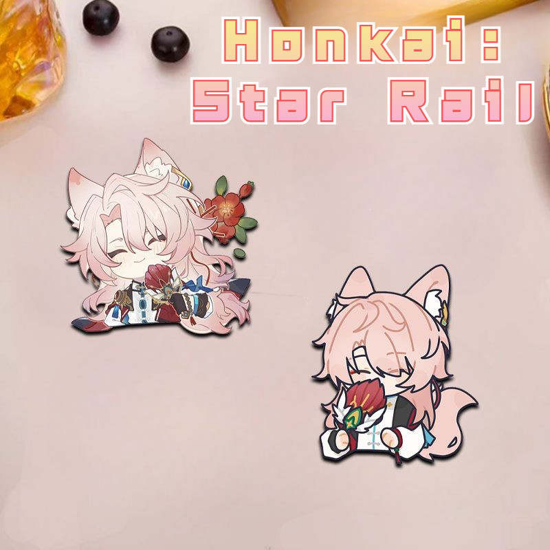 Honkai: Star Rail Peripheral เข็มกลัดน่ารัก JiaoQiu Student Backpack Badge Pendant