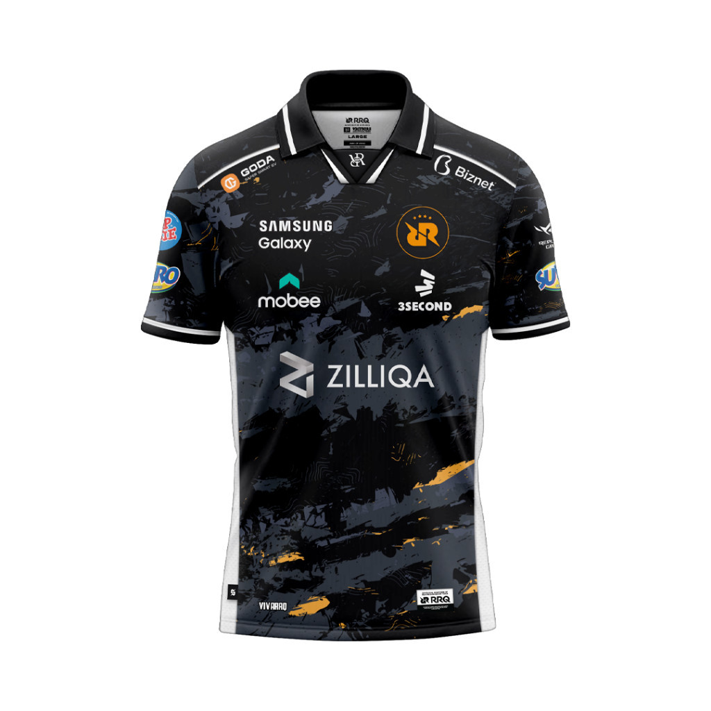 Jersey RRQ VICTOIRE PRO 2024 ล่าสุด RRQ E-Sports กีฬาความร้อนระเหิดชายเสื้อยืด