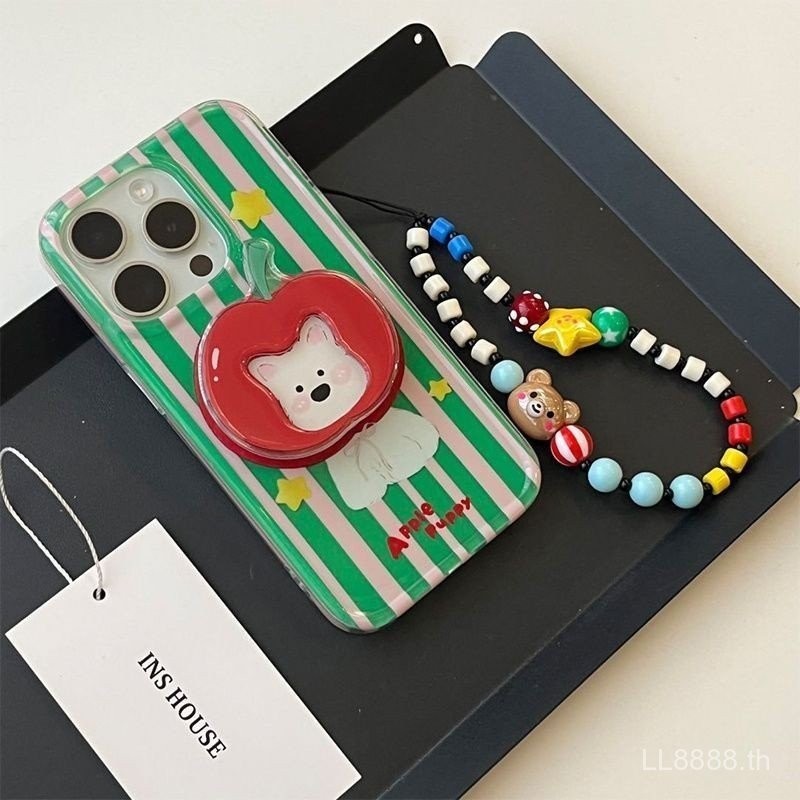 เคสมือถือสำหรับ iPhone ลายลูกสุนัข15pro/14/13รุ่นใหม่12/11PROMAX ลายการ์ตูน xs/xr นิ่ม7/8PLUS เคสป้องกันแบบครอบทั้งหมด f7qr