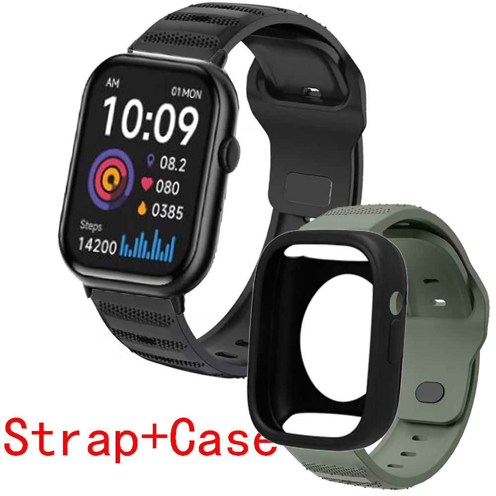 Hcare GO5 case+ Strap เคสนาฬิกาอัจฉริยะ ตัวป้องกันหน้าจอ ฝาครอบกันชนป้องกัน ซิลิโคนนุ่ม