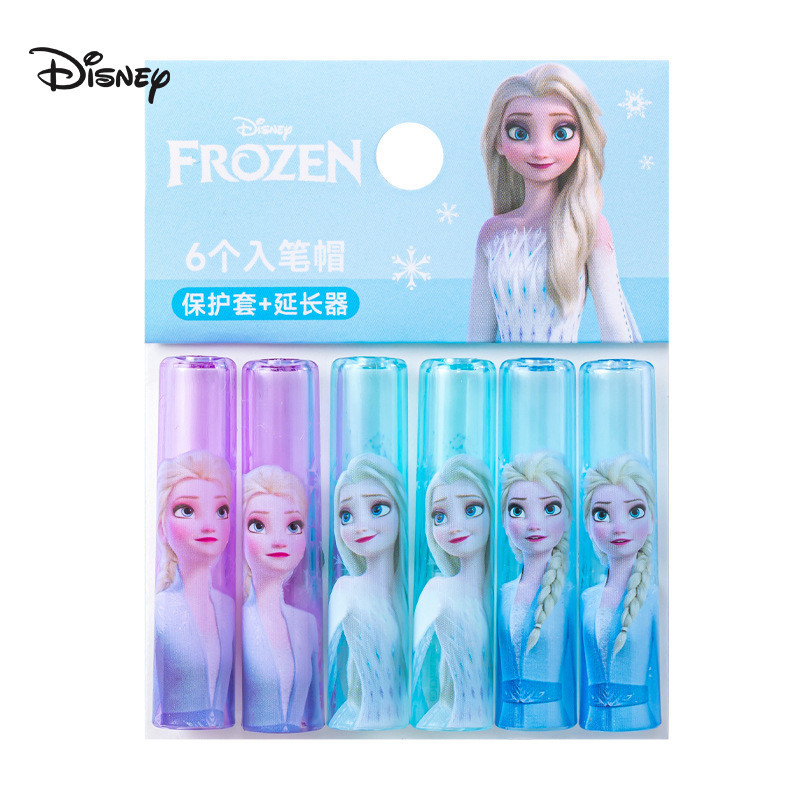 Disney Pencil Toppers 6-Pack Pencil Cap Student Pencil Cover Pencil Extender