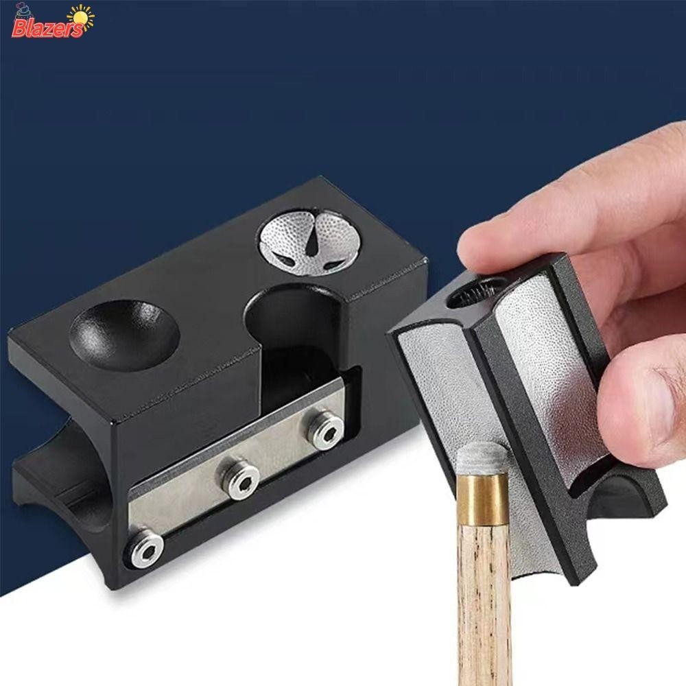 Blazers Cue Tip Shaper, ซ่อมแซมที่มีประสิทธิภาพและอย่างรวดเร็ว 8 in 1 Pool Cue Tip Corrector, อุปกรณ์เสริม Snooker Repair เครื่องมือบิลเลียดอุปกรณ์สระว่ายน้ํา Cue Shaper บิลเลียด