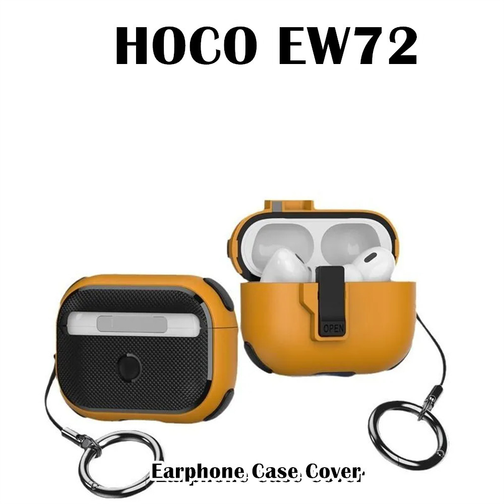 สวยงามสําหรับ Hoco EW72 Case Color Series Minimalist Soft Silicone Headphone Case Casing Cover