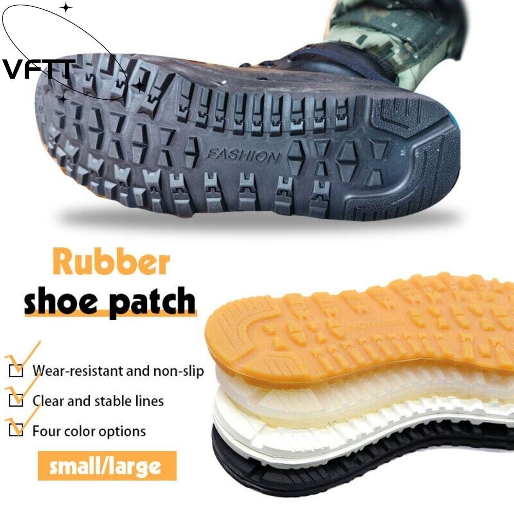 Vftt ซ่อมรองเท้ากีฬา, พื้นรองเท้าทดแทน DIY กันลื่นป้องกันการสึกหรอ, แผ่นยางเอ็นวัวแบบด้ามจับหนา รองเท้า
