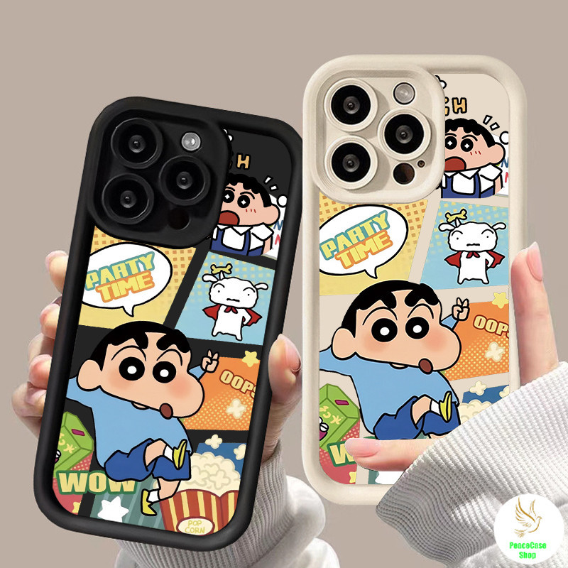 🕊🕊COD-ในไทยเคสไอโฟน TPU เคสโทรศัพท์มือถือครยอนชินจังกิ
สําหรับ IPhone 11 XR 7 8 Plus 15 14 13 12 Pro MAX X XS MAX SE