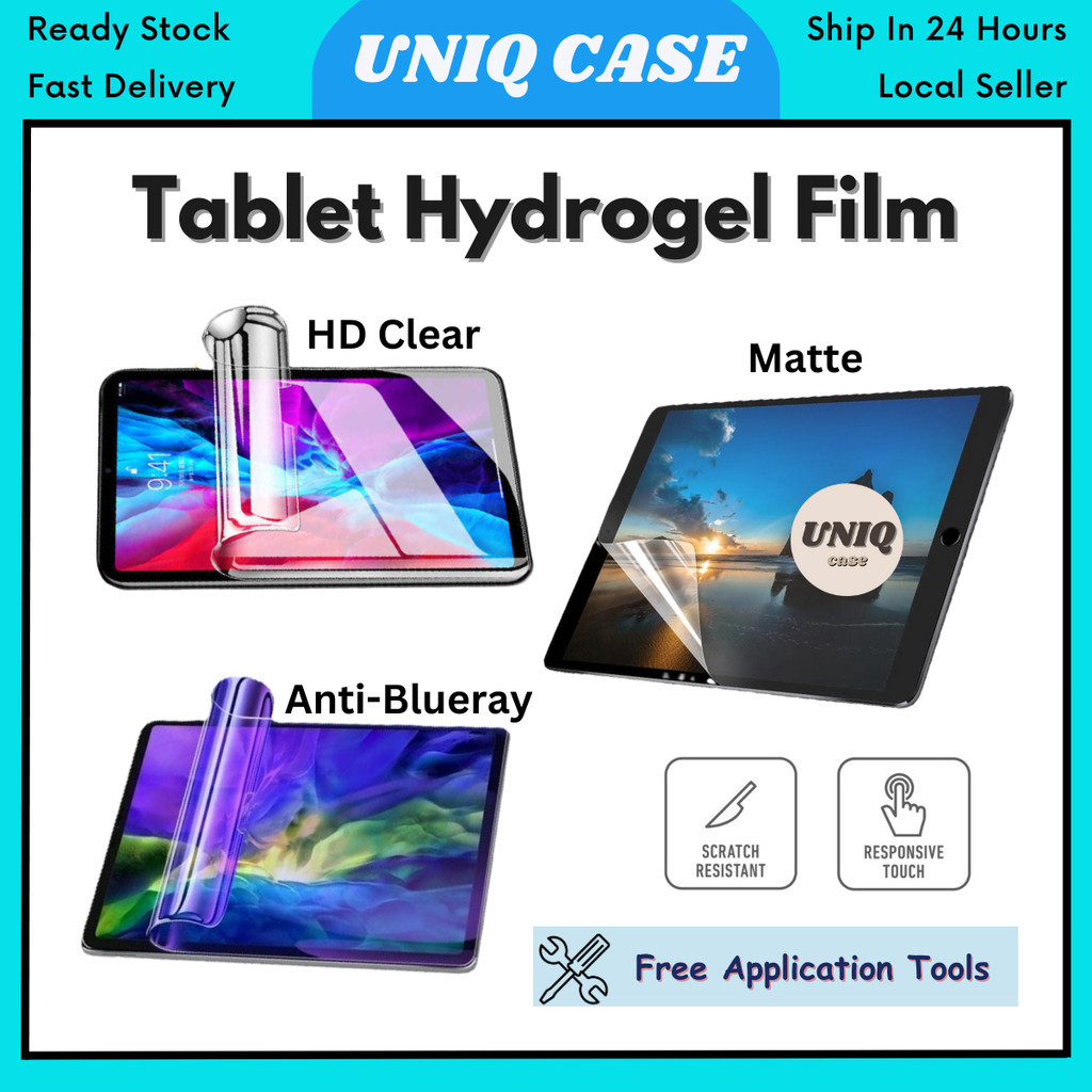 Lenovo Tab K10 Pad Pad Plus Legion Y70 Y700 Yoga Tab 11 Smart Tab ฟิล์มไฮโดรเจลป้องกันหน้าจอ