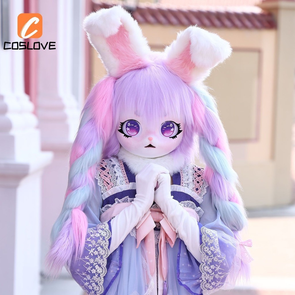 สไตล์ใหม่ Kig Furry ชุดหัวสําหรับ Furry สัตว์น่ารักคอสเพลย์หมวกผู้ใหญ่ชุด Accesories น่ารัก Furry หมวกคอสเพลย์ Furry