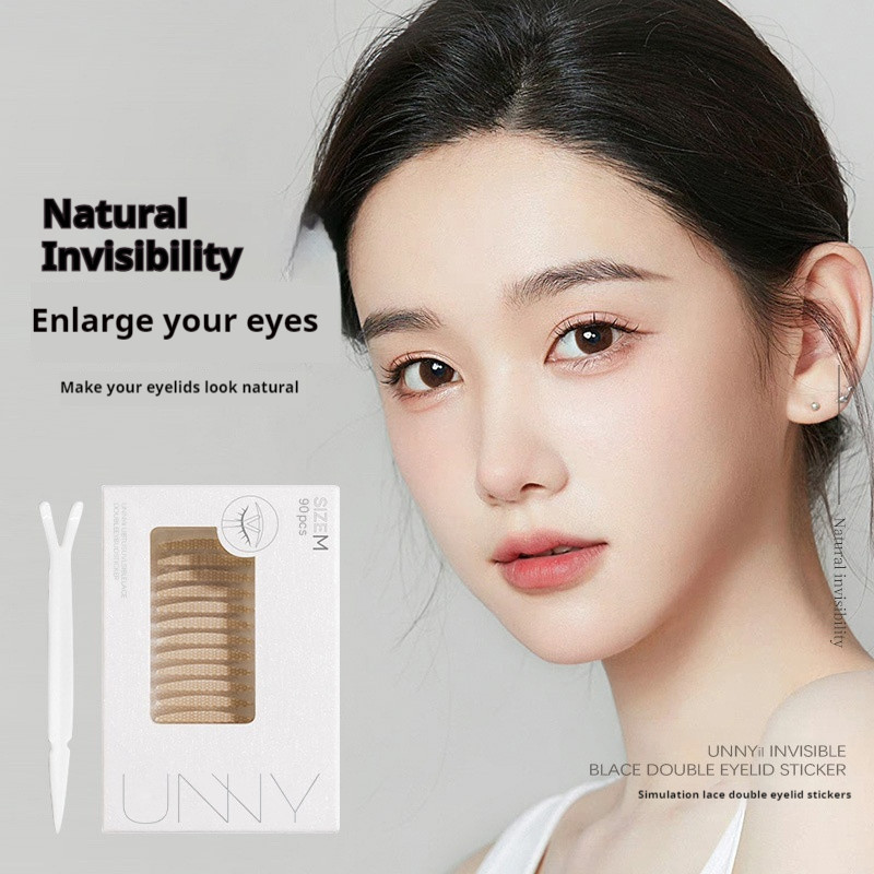 พี่สาว สโมสร สองเท่า เปลือกตา ปะ พี่สาว双眼皮贴 ที่มองไม่เห็นไม่มีรอยต่อลูกไม้ด้านเดียวและสองด้านภายในและตาสองชั้นสติกเกอร์ตาแต่งหน้าเครื