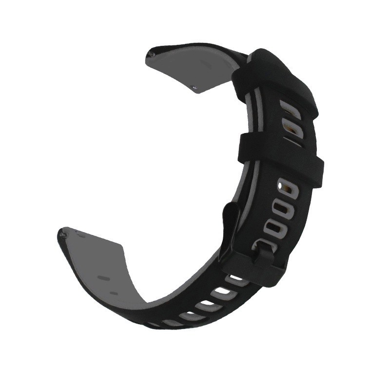 สายซิลิโคน 20 มม.22 มม.สําหรับ Garmin Venu3 Venu2 /Vivoactive 3 4 5 /vivomove3 HR/Venu 2 3 สองสี WatchBand ระบายอากาศสีนุ่มการจับคู่