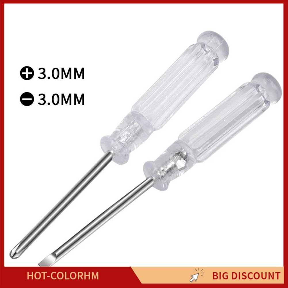 [COLORHM]1 Pc 3.74 นิ้วเครื่องมือซ่อมแซมไขควงขนาดเล็กขนาดเล็ก Slotted Cross ไขควง