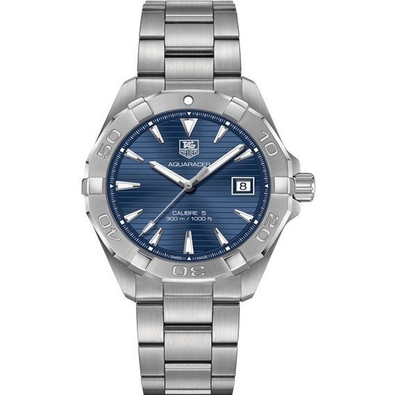 Tag _heuer way2112.ba0928 Aquaracer ลํากล้อง 5 หน้าปัดสีน้ําเงิน นาฬิกาอัตโนมัติ 41mm hqlq