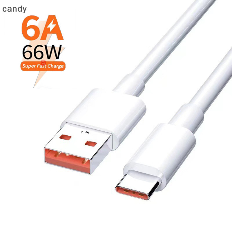 Ndy 1/1.5mile 6A 66W USB Type-c Super Fast Charge สําหรับ xiaomi Samsung Huawei N