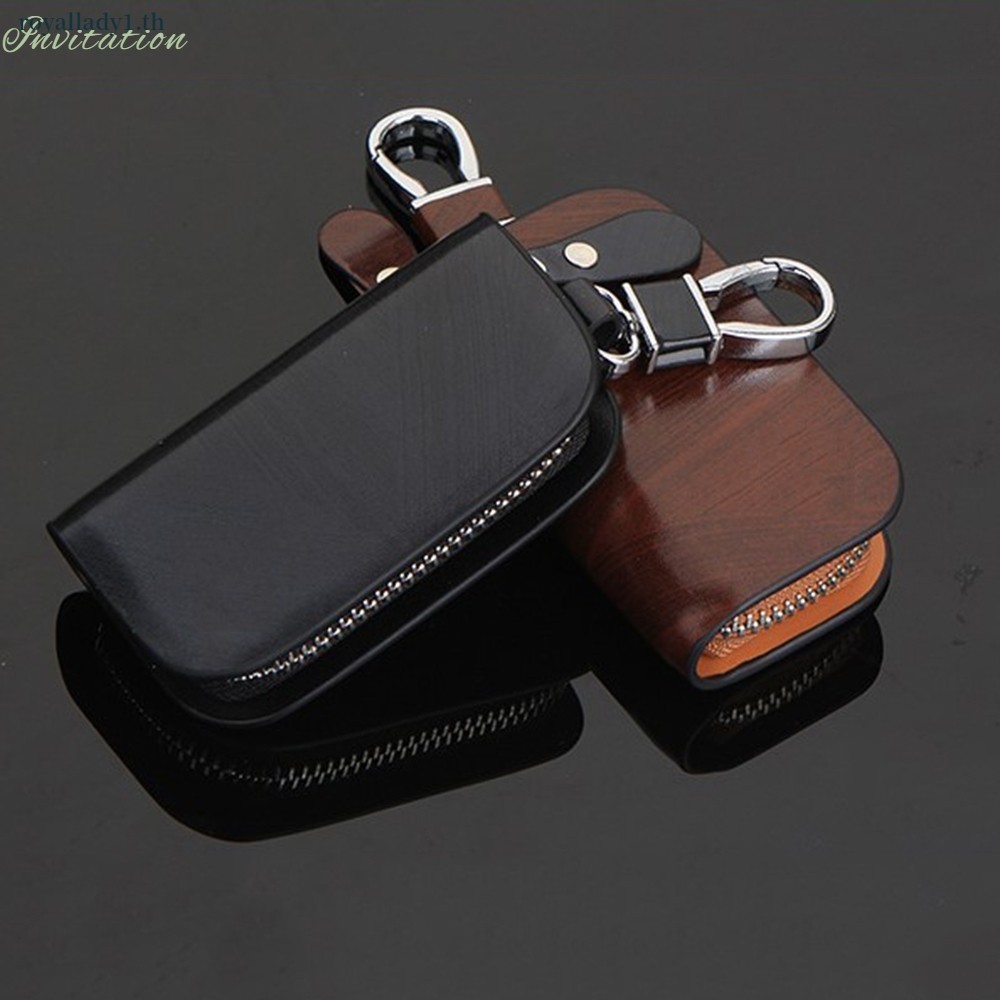 [ในสต็อก] รถเรียบง่ายสําหรับสมาร์ทเคสกุญแจรีโมทกระเป๋าที่ใส่กระเป๋าพวงกุญแจหนัง
