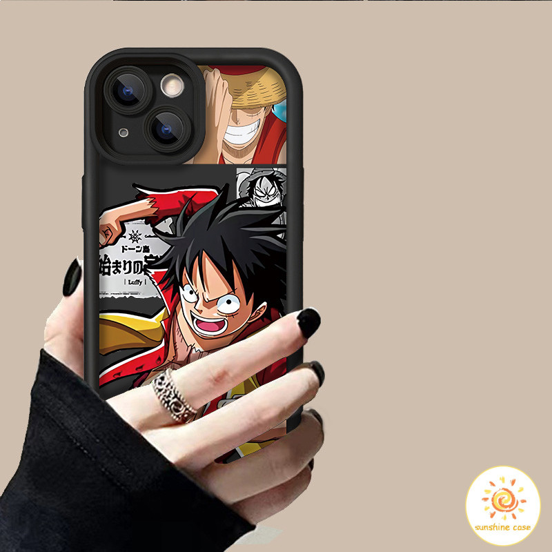 ตัวการ์ตูนวันพีซอะนิเมะเลือดร้อนของญี่ปุ่น 12 ไอโฟน11 For iPhone12 13 14 15Pro MAX X XS XR XS 6 7 8Plus SE20 เคสโทรศัพท์