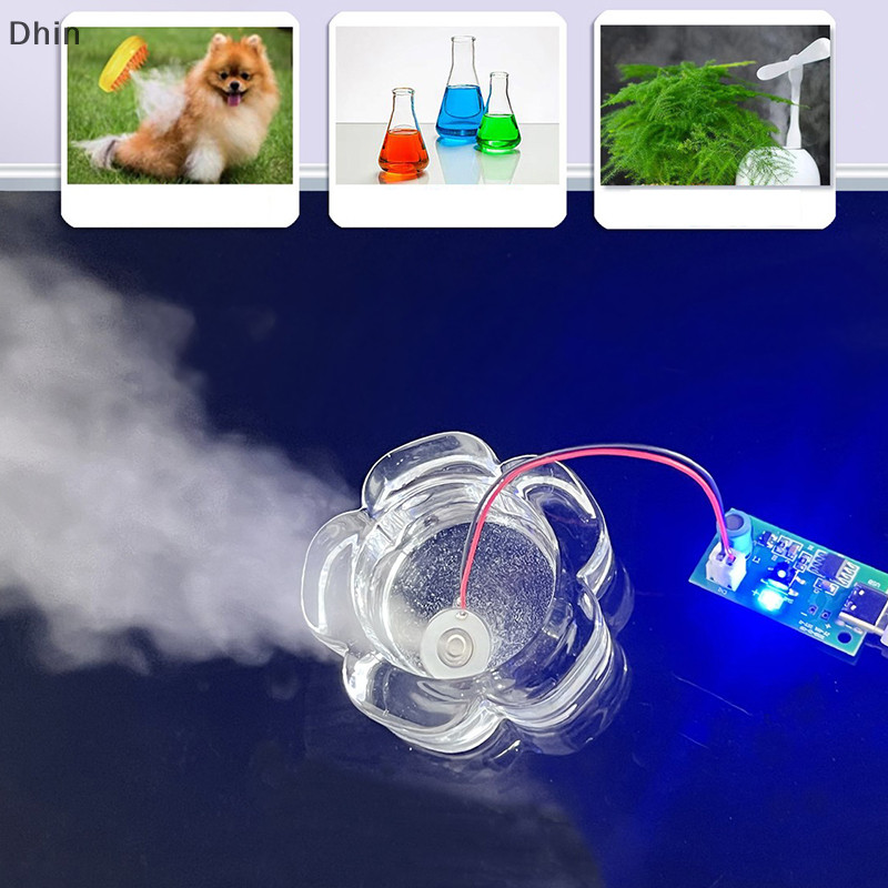 [Dhin] Usb Mini Humidifier Kits Mist Maker และ Driver Circuit Board Fogger แผ่น Atomization โมดูล Humidifier Control Board COD