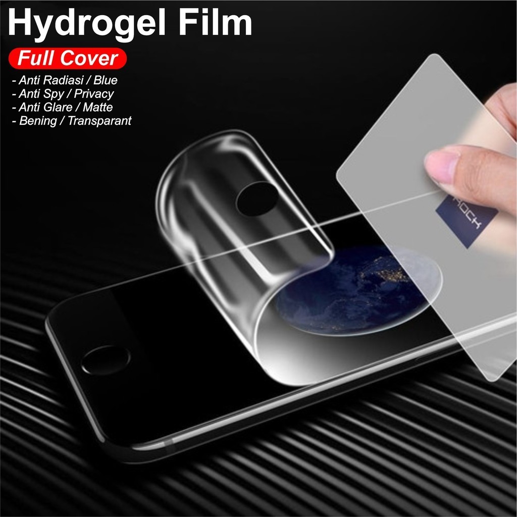 LAYAR Anti-Scratch Hydrogel Oppo A3 Pro A60 A79 A58 A38 A18 A98 A78 A57 A77s โทรศัพท์มือถือแบบเต็มหน