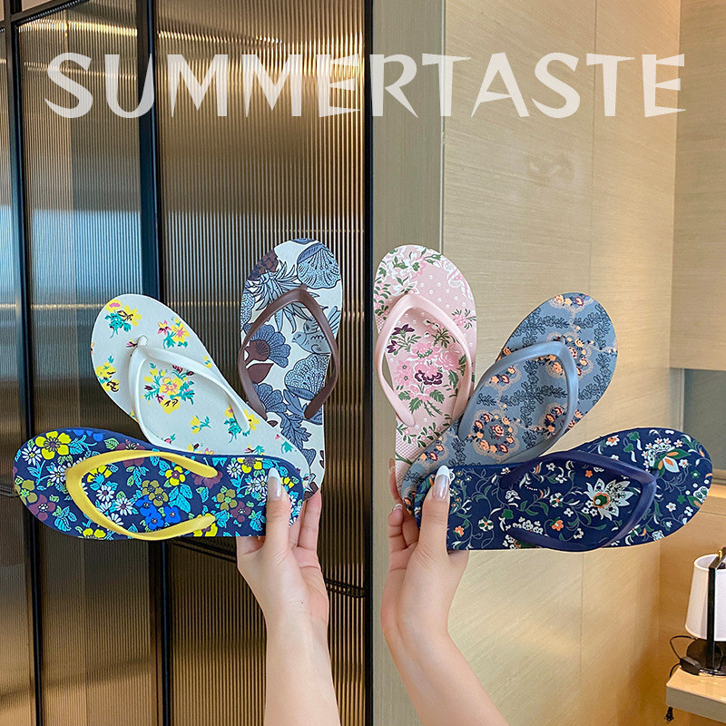 Flip-flops ผู้หญิงฤดูร้อนสไตล์ใหม่คู่ Anti-Slip Beach แฟชั่น Flip-Flops