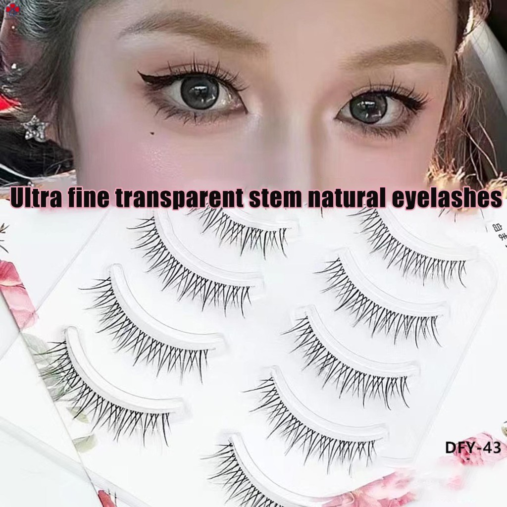 5คู่แต่งหน้าขนตาจําลองนุ่มสบายง่ายต่อการสวมใส่ขนตา