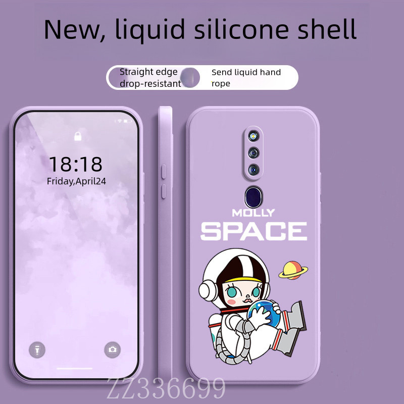 เคส OPPO F11 Pro molly นักบินอวกาศเคสโทรศัพท์ซิลิโคนฝาครอบป้องกัน