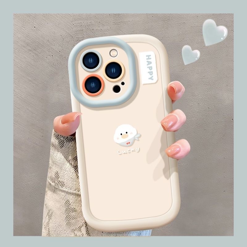 INSการ์ตูน เคสโทรศัพท์มือถือ for iPhone 11 15 14 13 12 Pro Max XR 6 7 14 15 Plus X XS Max TPUซิลิโคนเปลือกนิ่ม กันกระแทก