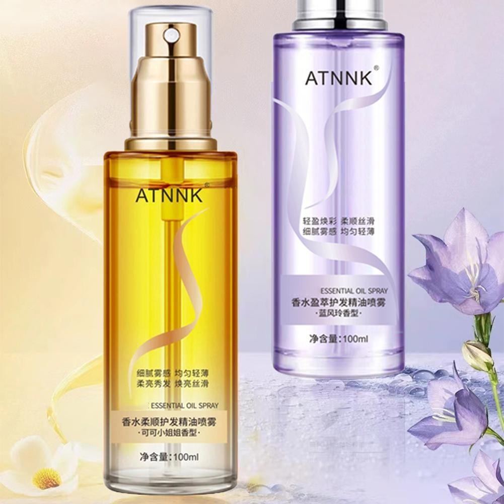 Hair Care Essential Oil Spray Hair Serum Oil Hair สําหรับทุกสภาพผมสําหรับ Dry / Frizzy / Damaged R8R