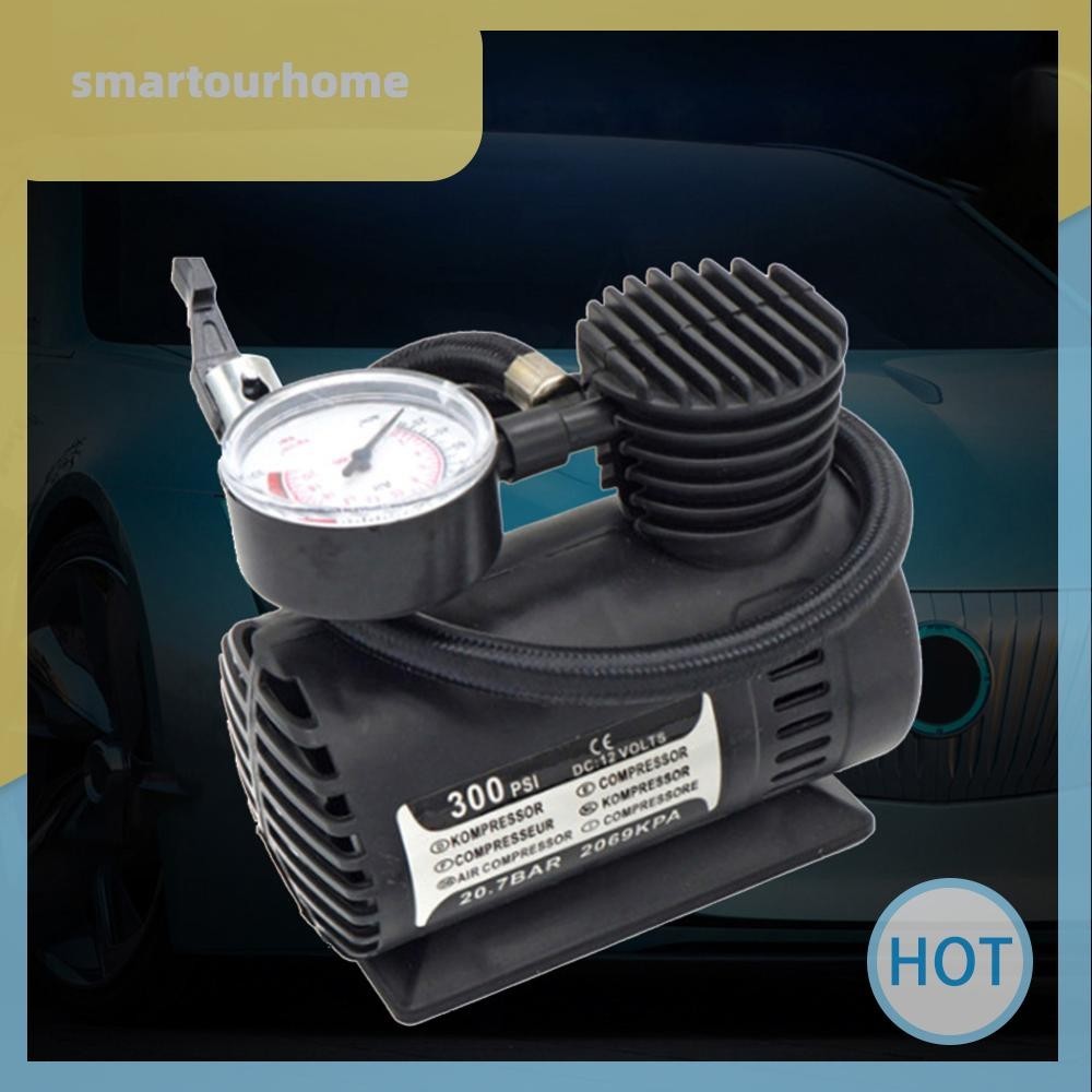 [smartourhome.th] กรุงเทพฯ มีสินค้าในสต็อก🚚 12V 300PSI Car Air Pump High Precision Electric Tire Inf