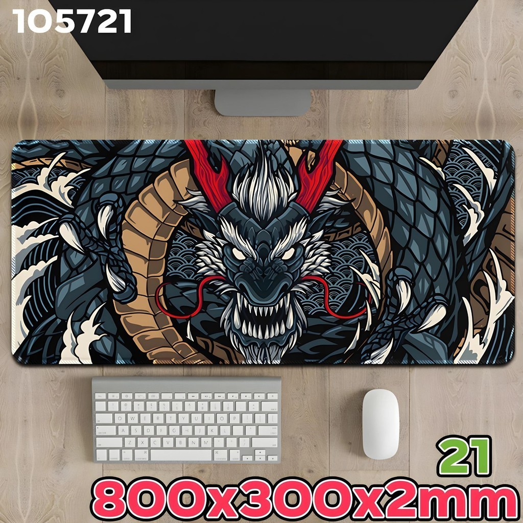 แผ่นรองเมาส์ คีย์ลัดไทย ขนาดใหญ่ 80X30 cm  และลายอื่นๆ เยอะ เยอะ เกมส์มิ่ง Gaming MousePad 🌈 รูปที่ 5