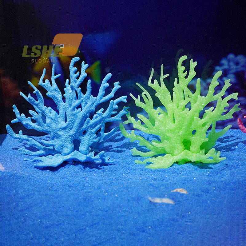 [LSHE] ปะการังปลาเทียมตกแต่งพิพิธภัณฑ์สัตว์น้ําพืชพีวีซีเทียมเครื่องประดับปะการังพิพิธภัณฑ์สัตว์น้ําภูมิทัศน์พิพิธภัณฑ์สัตว์น้ําใหม่