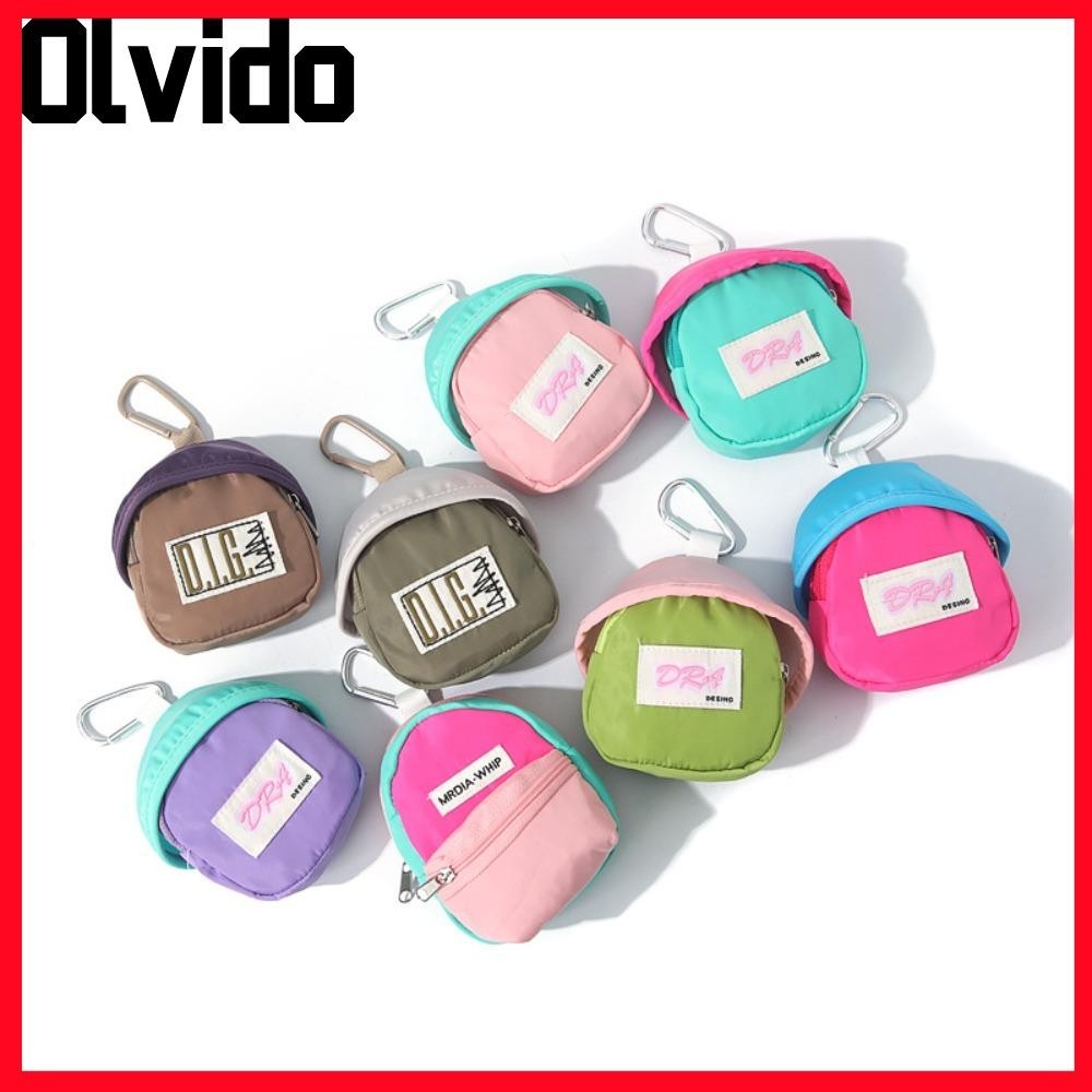 กระเป๋าใส่เหรียญ OLVIDO, จี้กระเป๋าเก็บขนาดเล็ก, พวงกุญแจลําลอง|กระเป๋าใส่กระเป๋าสตางค์แบบพกพาสีกีฬา
