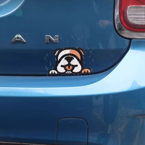 MINI COOPER car tail cartoon dog sticker COUNTRYMAN CLUBMAN F54 F55 F56 F57 F60 R60 R53 R56 R55 R61 car window decoration sticker - รูปที่ 2