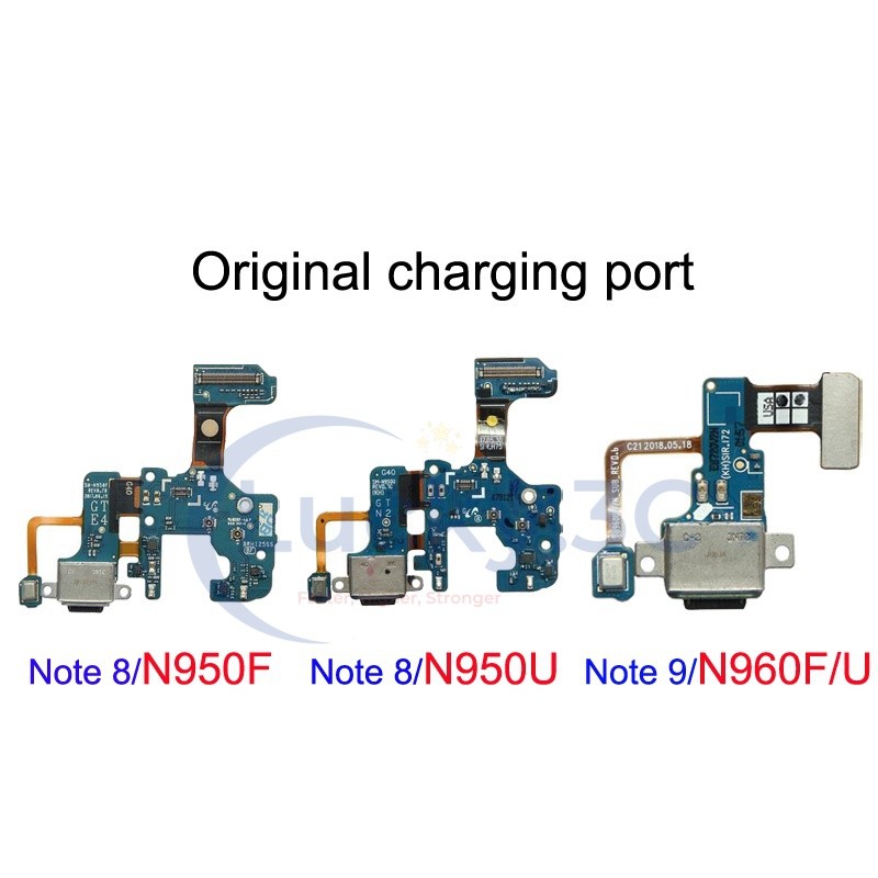 สําหรับพอร์ตชาร์จ Flex สําหรับ Samsung Galaxy หมายเหตุ 8 หมายเหตุ 9 N950F N950U N960F N960U