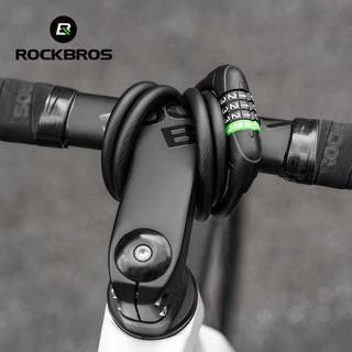 【TH Delivery】ROCKBROS สายเหล็กรหัสผ่านล็อคมัลติฟังก์ชั่นป้องกันการโจรกรรมทนทานแบบพกพาน้ําหนักเบา Multi-Scenario โซ่ Universal ล็อคจักรยานสีที่เป็นมิตร MTB จักรยานเสือหมอบ