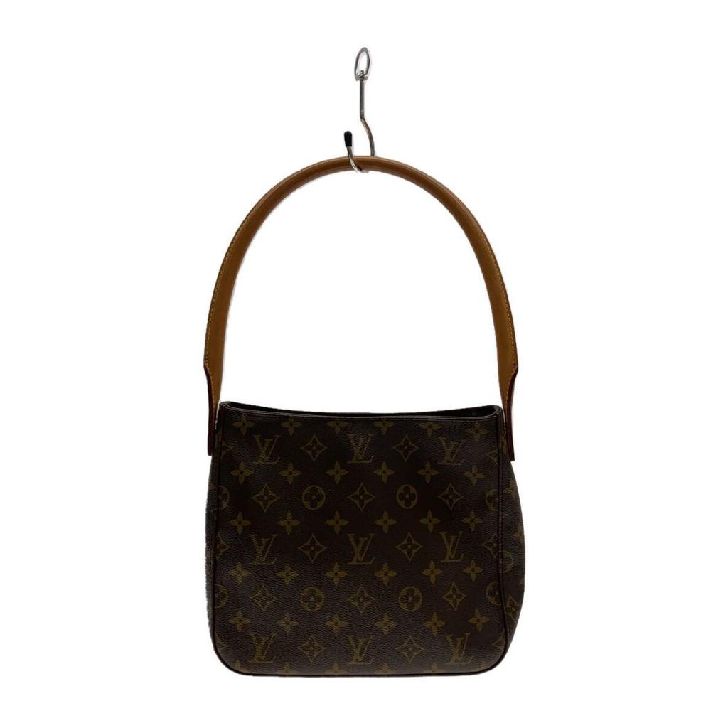 LOUIS VUITTON Tote Bag Monogram Looping MM Canvas Brown PVC Direct from Japan Secondhand 23427946450