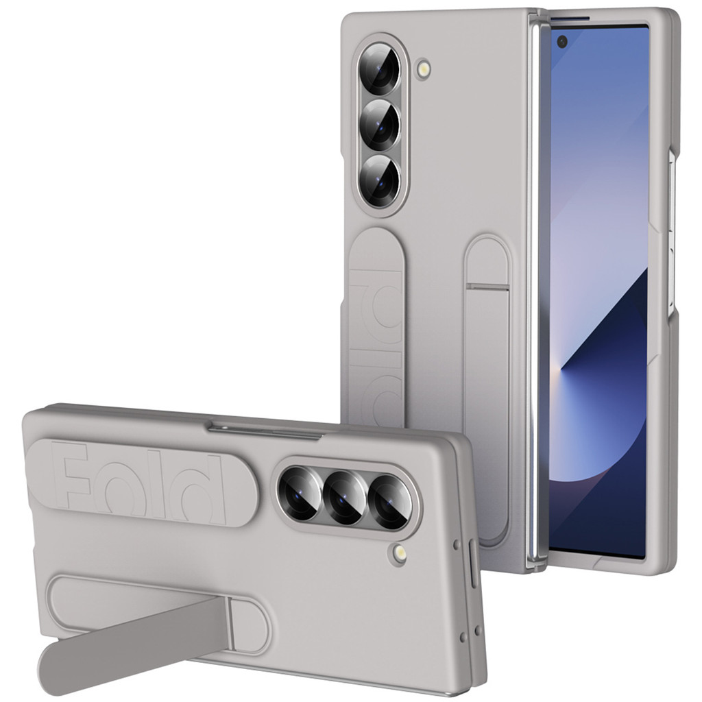เคสสายรัดข้อมือต้นฉบับสําหรับ Samsung Galaxy Z Fold 6 Standing Hard PC Cover