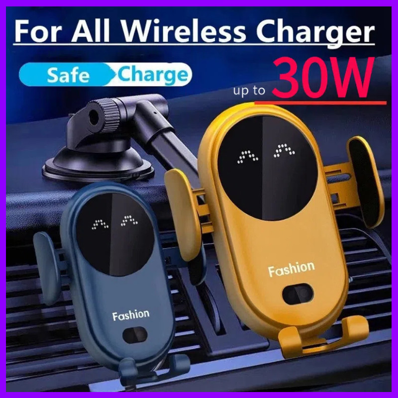 [100%ของแท้] เครื่องชาร์จโทรศัพท์มือถือในรถยนต์ไร้สาย 30w เหมาะสําหรับ iPhone15 14 13 12proMax11 11pro x xr xmax8 7Plus