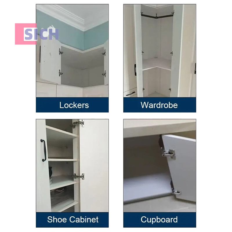 [Sich] ฮาร์ดแวร์ 165 องศาไฮดรอลิกพับ Damper บัฟเฟอร์บานพับประตูหน้าต่างอุปกรณ์เสริมอุปกรณ์เฟอร์นิเจอร์ใหม่ - รูปที่ 4