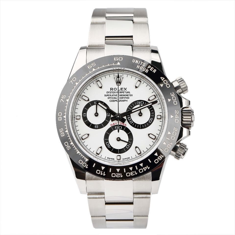 Rolex Panda De Rolex Cosmic Type Daytona116500นาฬิกาผู้ชายกลไกอัตโนมัติ